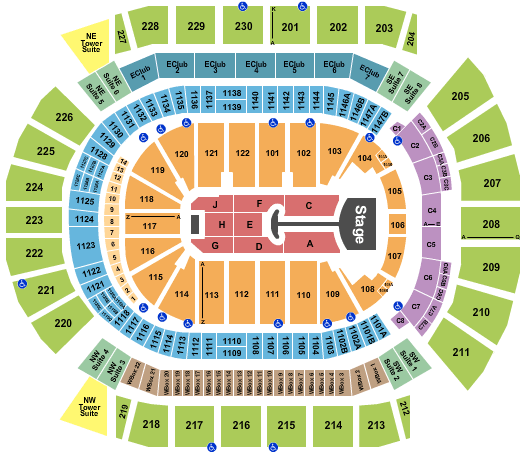 Desert Diamond Arena Lady Gaga Seating Chart